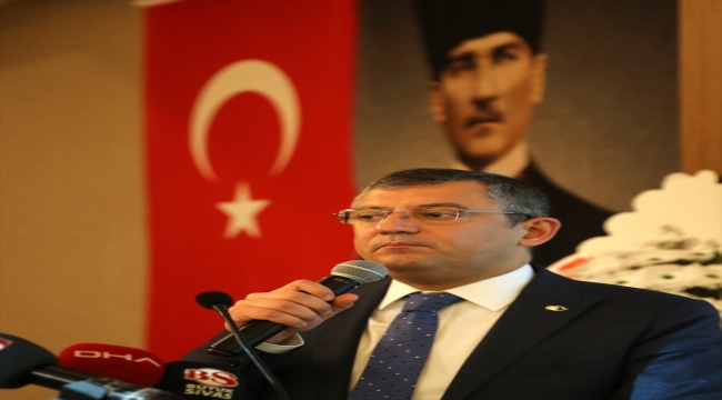 CHP Grup Başkanvekili Özel, Sivas'ta gündemi değerlendirdi: