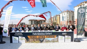 Fahrünnisa Evleri'nin temeli atıldı