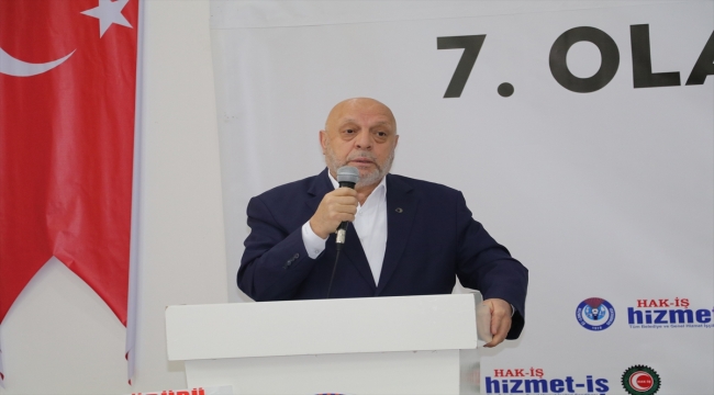 Hak-İş Genel Başkanı Arslan, Yozgat'ta konuştu: