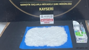 Kayseri'de süt kutusunda 500 gram sentetik uyuşturucu ele geçirildi