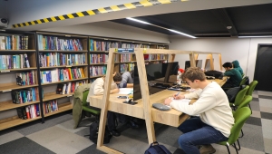 Kayseri'de yarıyıl tatilinde kütüphanelere yoğun ilgi