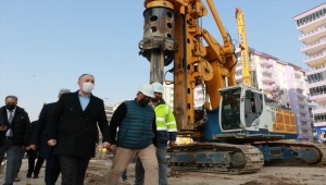 Kırıkkale'de köprülü kavşak çalışmaları