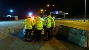 Kırıkkale'de radar tespit cihazı kullanan sürücüye ceza