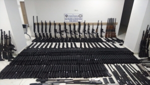 Konya'da silah kaçakçılığı operasyonunda 304 av tüfeği ele geçirildi