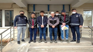 Nevşehir'de yurda kaçak yollarla giren 4 yabancı uyruklu yakalandı