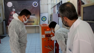 Okulların yangın söndürme tüpünün dolum ve bakımını Konya'daki lise yapacak