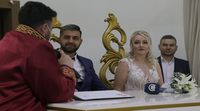 Polonyalı Angelika Kayseri'ye gelin geldi 