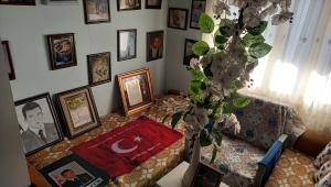 Şehit babası Alaettin Tiftik, oğlunun odasını müzeye dönüştürdü