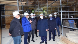 Tarihi Cacabey Camisi'nde restorasyon çalışmaları devam ediyor