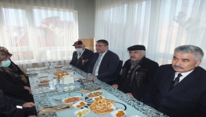 Ulaş Kaymakamı Selçuk Baş, şehit ve gazi aileleri onuruna yemek verdi