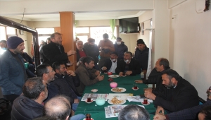 Zara Ziraat Odası Başkanı, Şerefiyeli çiftçilerle bir araya geldi