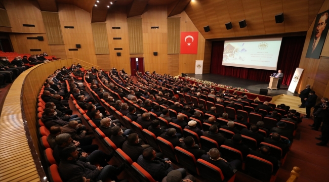 Aksaray'da proje ve yatırımları değerlendirme toplantısı