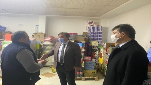 Aksaray Valisi Aydoğdu, "stokçuluk" ve "fahiş fiyat" denetimine katıldı: