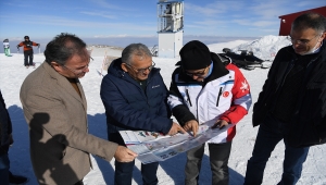 Büyükkılıç, Erciyes Kayak Merkezi'ni denetledi