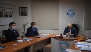 Büyükkılıç, KASKİ yöneticileriyle bir araya geldi