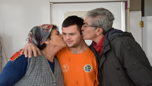 Down sendromlu İsmail her işin üstesinden geliyor 