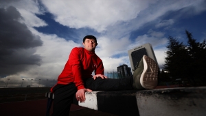 Down sendromlu milli atlet Ahmet Eymen Oymak'ın hedefi dünya şampiyonluğu