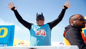 Erciyes'te sucuk yeme yarışması düzenlendi