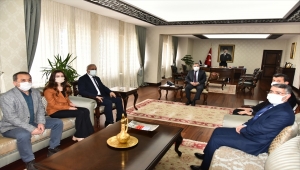 HAYDOK öğrenci topluluğu Karaman Valisi Işık'ı ziyaret etti