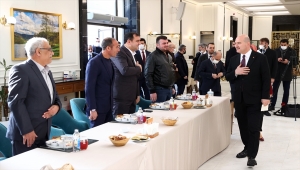 İçişleri Bakanı Soylu, Elazığlı muhtarlarla bir araya geldi