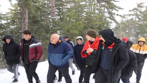İstiklal Marşı'nın kabulünün yıl dönümü dolayısıyla doğa yürüyüşü yapıldı