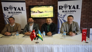 Kapadokya'da üretilen yerli sıcak hava balonları Ruanda'da da havalanıyor