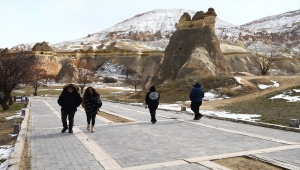 Kapadokya'yı ziyaret eden yabancı turistler, savaşın son bulmasını istiyor
