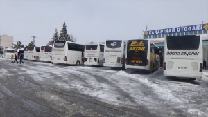 Karapınar'da yolda mahsur kalanlara çorba ikramı