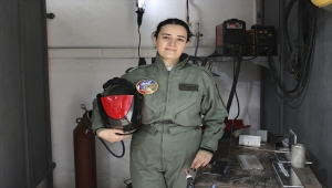 "Kaynakçılık erkek mesleği" algısını başarılı çalışmalarıyla kırıyor