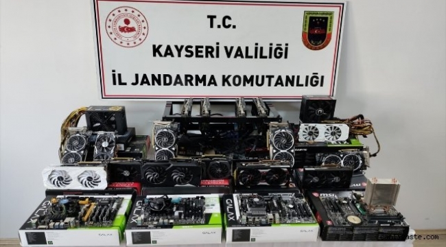 Kayseri'de kaçak kripto para operasyonunda 2 zanlı yakalandı