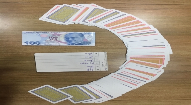 Kayseri'de kumar operasyonu: 10 kişiye 18 bin lira ceza
