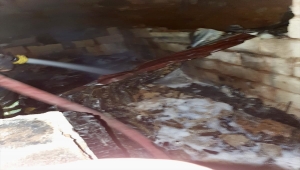 Kırşehir'de bağ evinde çıkan yangın söndürüldü