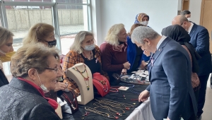 Kırşehir'de üreten kadınlar standı ve resim sergisi açıldı