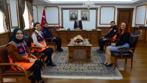 Kırşehir Valisi Akın'a Deprem Haftası ziyareti