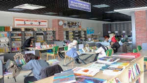 Meram Millet Kıraathanesi'ne yoğun ilgi