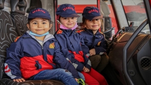 Nevşehir'de ana sınıfı öğrencilerine itfaiye tanıtıldı