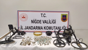 Niğde'de tarihi eser operasyonunda 3 şüpheli gözaltına alındı