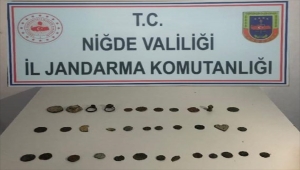 Niğde'de tarihi eser operasyonunda bir şüpheli gözaltına alındı