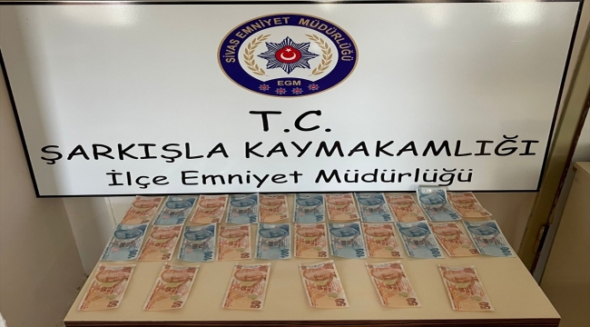 Şarkışla'da uyuşturucu ve sahte para operasyonu