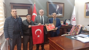 Şehit yakınlarından Kaymakam Keleş'e ziyaret