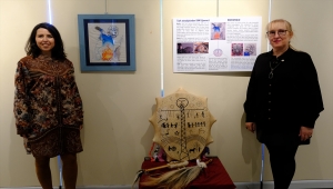 Sivas'ta "Nakışlarla Mitolojide Kadın ve Müzik Kişisel Sergisi" açıldı