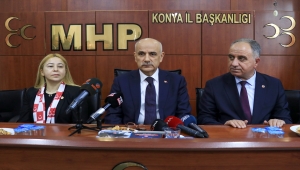 Tarım ve Orman Bakanı Kirişci, MHP Konya İl Başkanlığında konuştu: