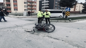 Akşehir'de trafik kazasında 1 kişi yaralandı