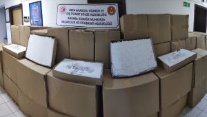 Ankara'da kaçak tütün ve makaron operasyonu