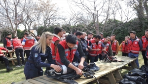 Ankara İtfaiyesinde görev alacak 150 personelin eğitimi devam ediyor