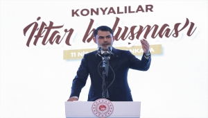 Çevre, Şehircilik ve İklim Değişikliği Bakanı Kurum, "Konyalılar İftar Buluşması"nda konuştu: