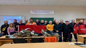 Emekli SAT komandosu Çalışkan, Ukrayna'da yaralı bakımı eğitimi verdi