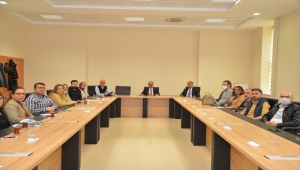 KAEÜ Rektörü Karakaya, akademisyenlerle bir araya geldi