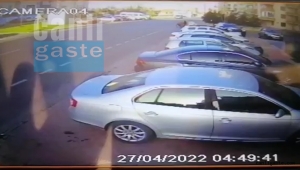 Kayseri'de "en hızlı ben çalarım yarışı" kameraya takıldı! (Özel Videolu Haber)