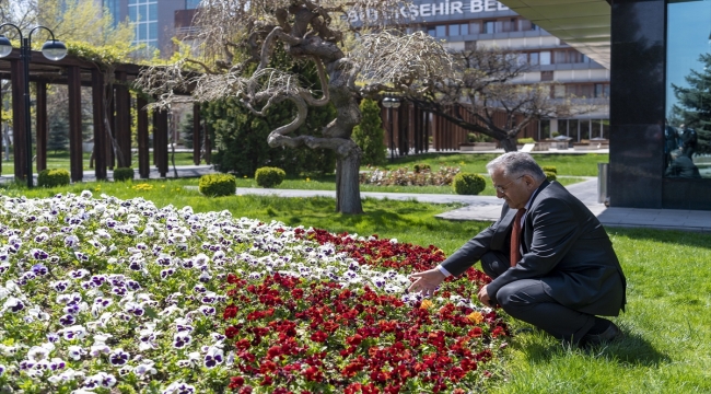 Kayseri'de yeşil alan için 66 milyon lira harcama yapıldı